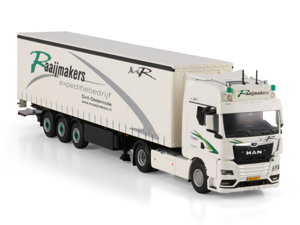 WSI WSI MAN TGX GX 4x2 with 3-axle curtainside trailer RAAIJMAKERS