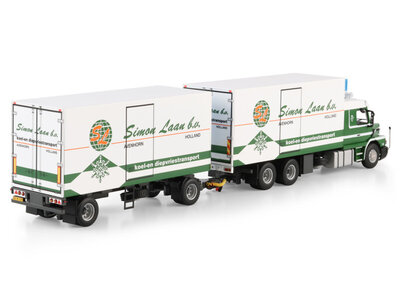 WSI WSI Scania 143H/450 Torpedo 6x2 motorwagen met 2 as aanhanger SIMON LAAN B.V.