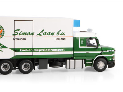 WSI WSI Scania 143H/450 Torpedo 6x2 rigid truck with 2-axle drawbar trailer SIMON LAAN B.V.