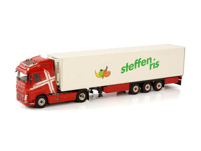 WSI WSI Volvo FH4 Globetrotter 6x2 met 3-assige koeloplegger WITTENWILER