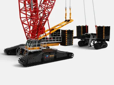 NZG NZG Liebherr LR1700  crawler crane MARUSAN