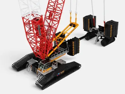 NZG NZG Liebherr LR1700  crawler crane MARUSAN