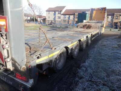 WSI WSI Volvo FH05 6x2 + 4-axle lowbed trailer K.T.  MONTGOMERY SCOTLAND