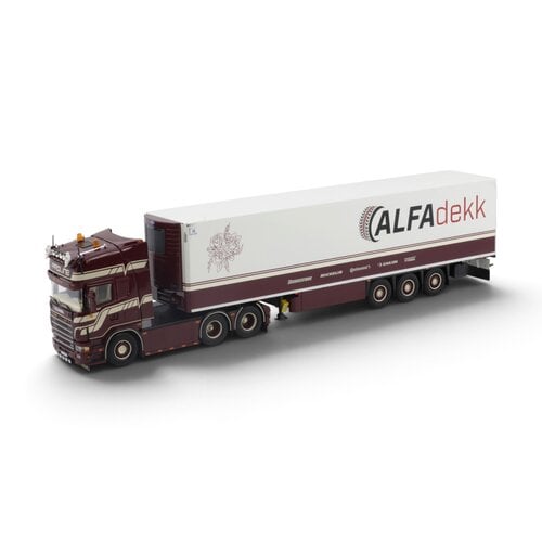 Tekno Tekno Scania 164G-580 Topline met 3-assige koeloplegger PROLINE