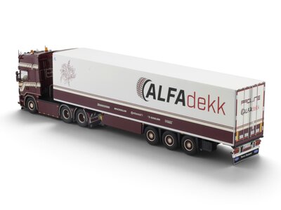 Tekno Tekno Scania 164G-580 Topline met 3-assige koeloplegger PROLINE