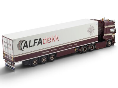 Tekno Tekno Scania 164G-580 Topline with 3-axle reefertrailer PROLINE