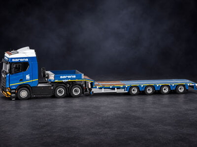 IMC IMC Scania XT 6x4 with KNT MCOS 4-axle lowloader SARENS