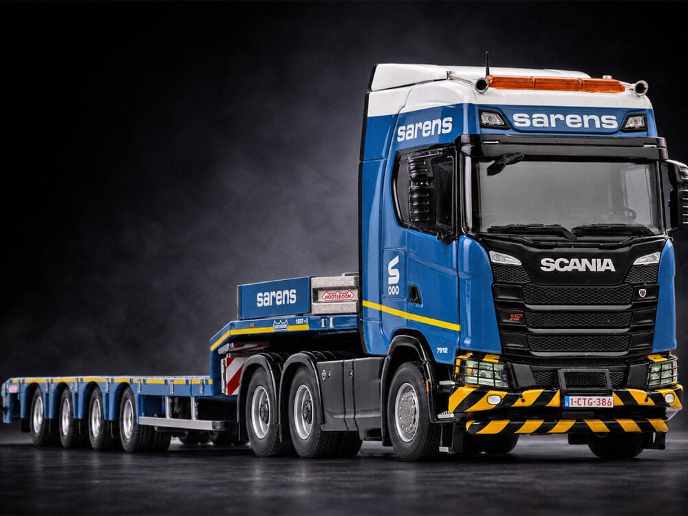 IMC IMC Scania XT 6x4 with KNT MCOS 4-axle lowloader SARENS