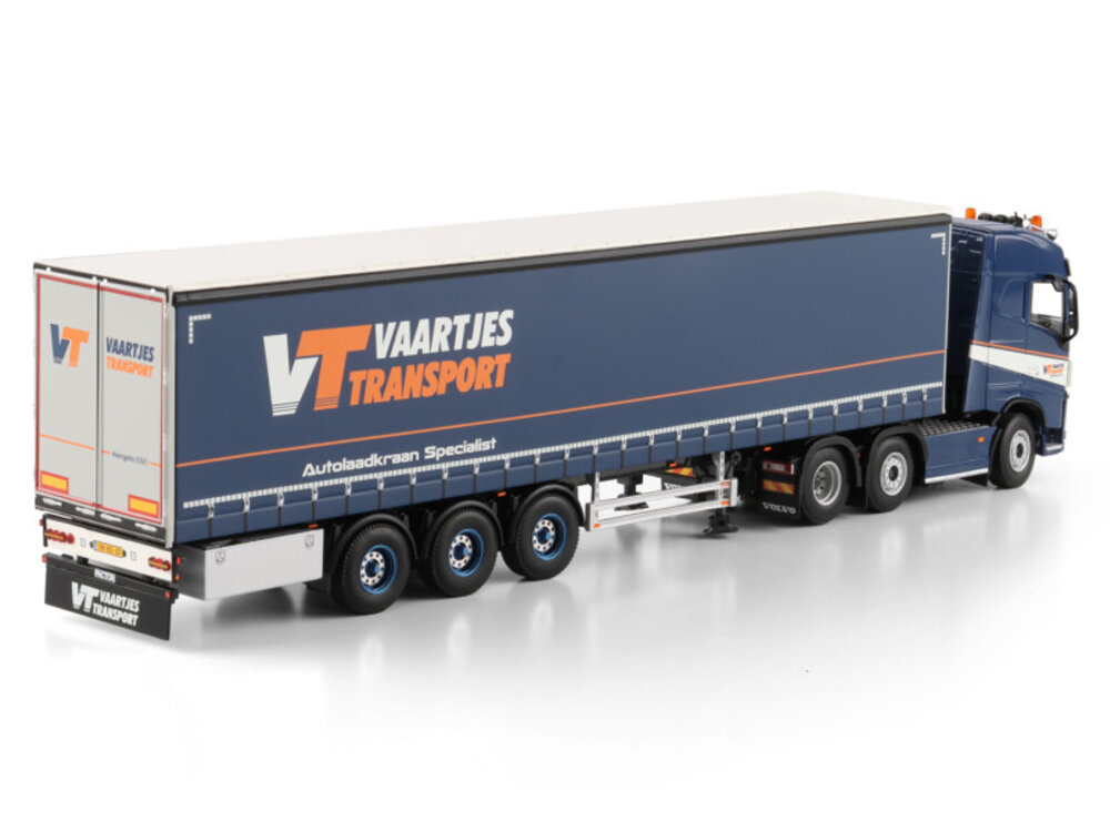 WSI WSI Volvo FH4 Globetrotter 6x2 with 3-axle curtainside trailer VAARTJES TRANSPORT