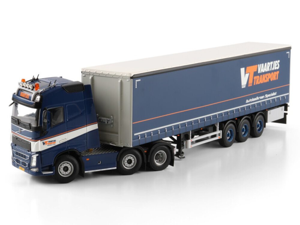 WSI WSI Volvo FH4 Globetrotter 6x2 with 3-axle curtainside trailer VAARTJES TRANSPORT