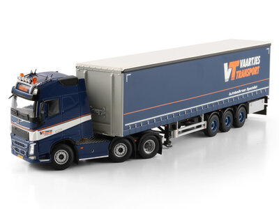 WSI WSI Volvo FH4 Globetrotter 6x2 with 3-axle curtainside trailer VAARTJES TRANSPORT