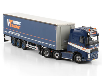 WSI WSI Volvo FH4 Globetrotter 6x2 with 3-axle curtainside trailer VAARTJES TRANSPORT