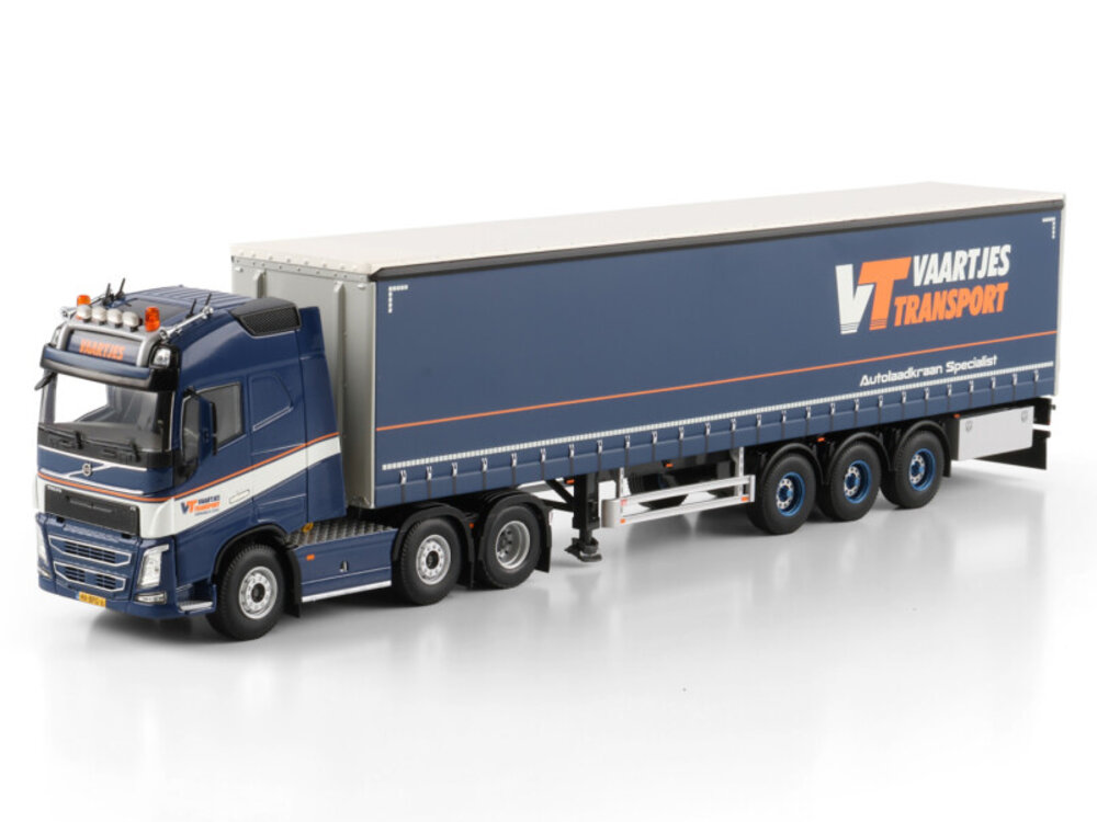 WSI WSI Volvo FH4 Globetrotter 6x2 with 3-axle curtainside trailer VAARTJES TRANSPORT