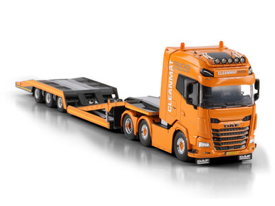 WSI WSI DAF XG+ 6X2 with 3-axle truck transporter CLEANMAT TRUCKS