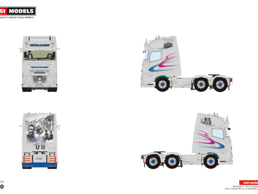 WSI WSI Volvo FH Aero Globetrotter XL 6x2 NÖBAUER TRANSPORT