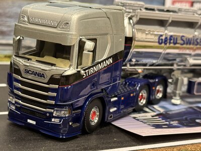 WSI WSI Scania S660 6x2 with 2-axle tanktrailer STIRNIMANN