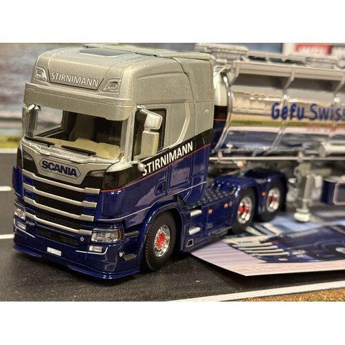 WSI WSI Scania S660 6x2 with 2-axle tanktrailer STIRNIMANN