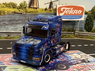 Tekno Tekno Scania 4-serie Torpedo 4x2 GARAGE DU MIDI "SUPERHEROES"
