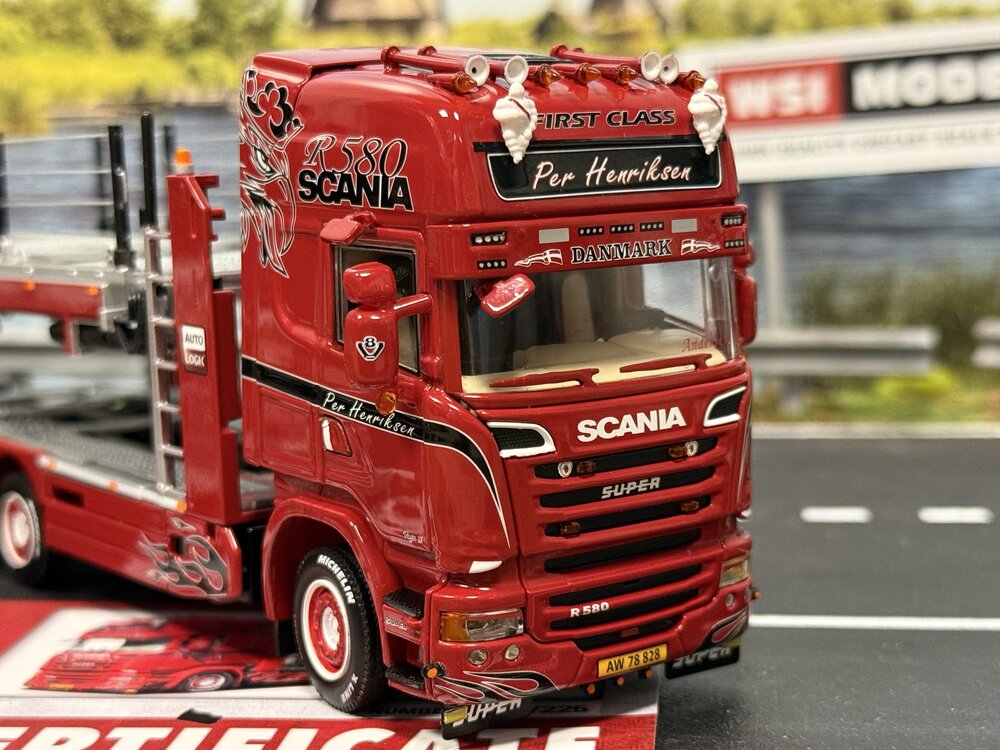 WSI WSI Scania Streamline Topline 6x2 car transporter PER HENDRIKSEN