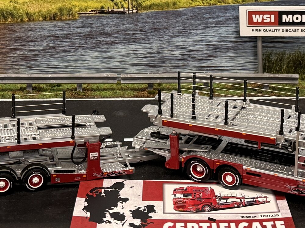 WSI WSI Scania Streamline Topline 6x2 car transporter PER HENDRIKSEN