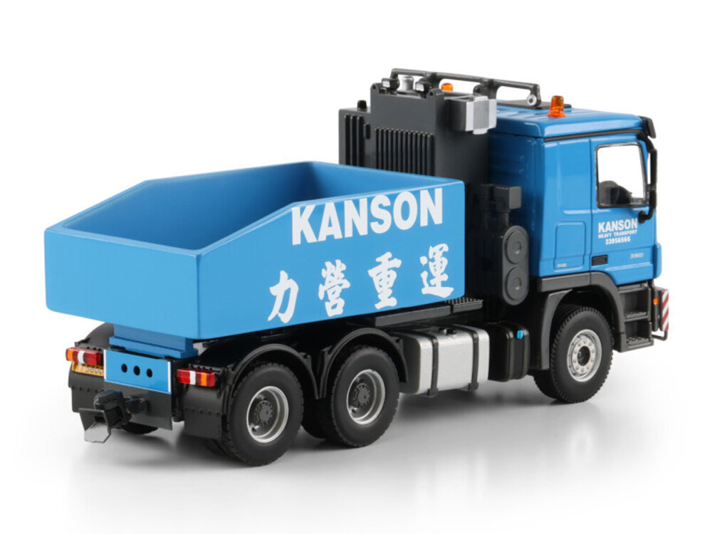 WSI WSI Mercedes-Benz Actros MP3 L flat roof 6x4  resin ballast box KANSON