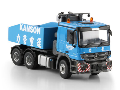 WSI WSI Mercedes-Benz Actros MP3 L flat roof 6x4  resin ballast box KANSON