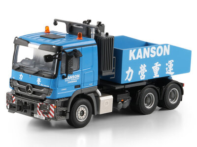 WSI WSI Mercedes-Benz Actros MP3 L flat roof 6x4  resin ballast box KANSON