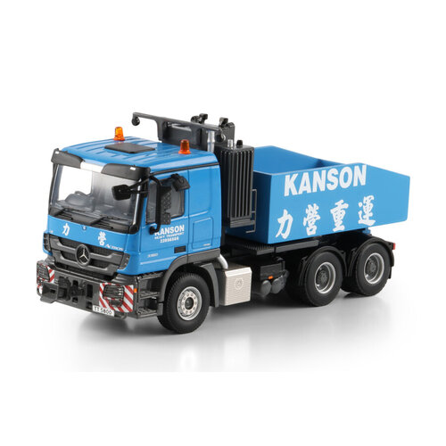 WSI WSI Mercedes-Benz Actros MP3 L flat roof 6x4  resin ballast box KANSON