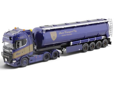 Tekno Tekno Scania Next Gen S-serie with 4-axle silo trailer ANNE TRANSPORT