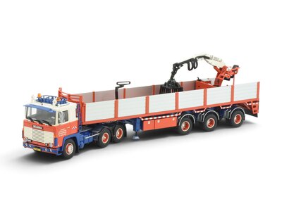 Tekno Tekno Scania 141 V8 Trekker with 3-axle bricktrailer JAN SERNE