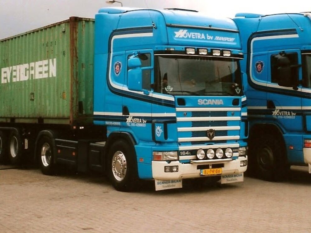 Tekno Tekno Scania 4-serie Topline 8x2 containercombi HOVETRA