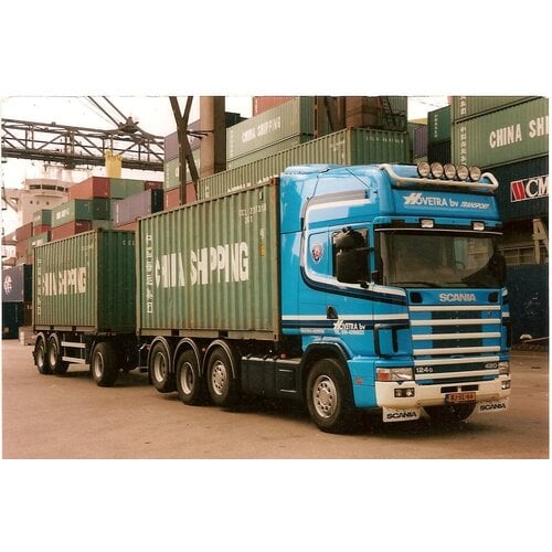 Tekno Tekno Scania 4-serie Topline 8x2 containercombi HOVETRA
