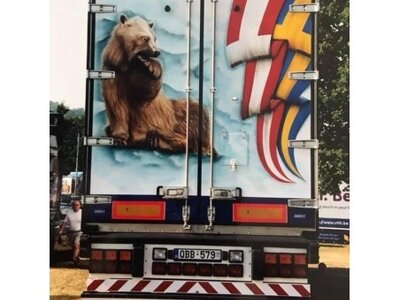 WSI WSI "Exclusive" DAF 95 Super Space Cab 4x2 with 3-axle reefer trailer D.S.P. Trucking