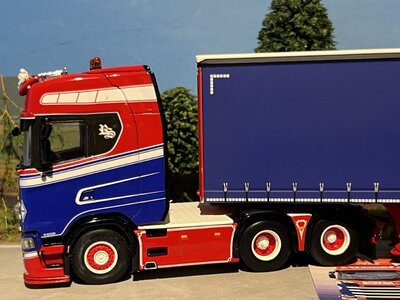 WSI WSI Scania S Highline 6x2 + 3-axle curtainside trailer R. SCHOONUS