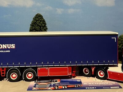 WSI WSI Scania S Highline 6x2 + 3-as schuifzeilen oplegger R. SCHOONUS