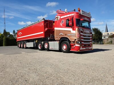 Tekno Tekno Scania Next gen R met 3-axle stas tipper RONNY CEUSTERS