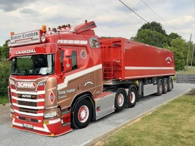 Tekno Tekno Scania Next gen R met 3-axle stas tipper RONNY CEUSTERS