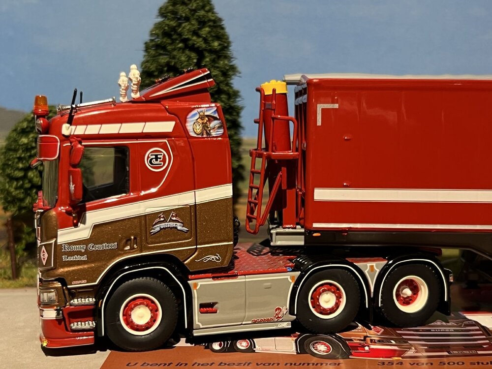Tekno Tekno Scania Next gen R met 3-axle stas tipper RONNY CEUSTERS