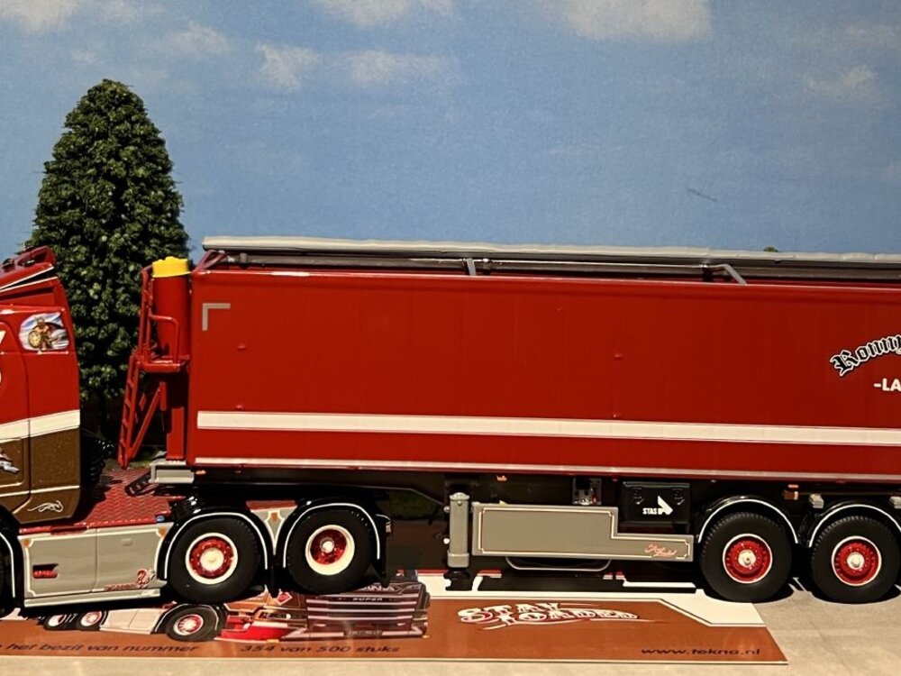 Tekno Tekno Scania Next gen R met 3-axle stas tipper RONNY CEUSTERS