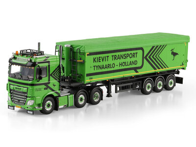 WSI WSI DAF XF Space Cab 6x2  3-axle tipper volume trailer KIEVIT TRANSPORT B.V.