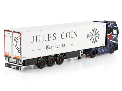 WSI WSI Scania S Highline with 3-axle reefer trailer KENNY COIN