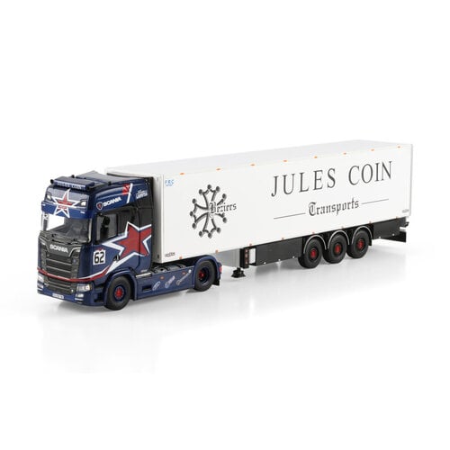 WSI WSI Scania S Highline with 3-axle reefer trailer KENNY COIN