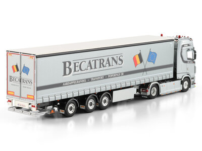 WSI WSI Scania S Highline 4x2 with 3-axle curtainside trailer BECATRANS