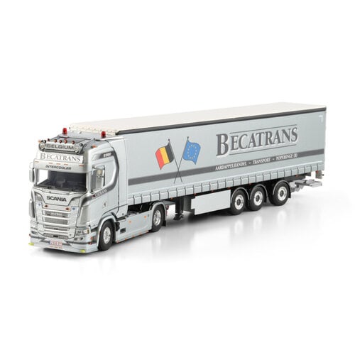 WSI WSI Scania S Highline 4x2 with 3-axle curtainside trailer BECATRANS