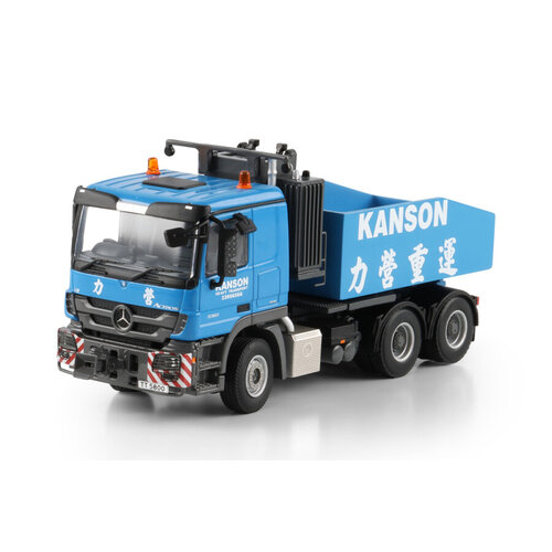 WSI WSI Mercedes-Benz Actros MP3 L flat roof 6x4  resin ballast box KANSON