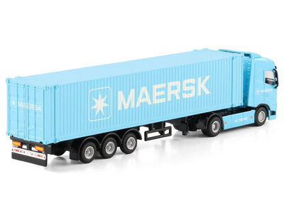 WSI WSI Volvo FH12 Globetrotter XHSL 4x2 + 3-axle container trailer + 45ft. container MAERSK / Scale 1:87