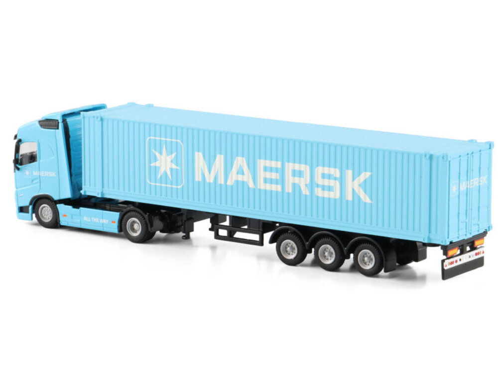 WSI WSI Volvo FH12 Globetrotter XHSL 4x2 + 3-axle container trailer + 45ft. container MAERSK / Scale 1:87