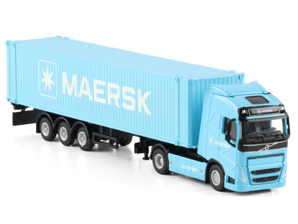 WSI WSI Volvo FH12 Globetrotter XHSL 4x2 + 3-axle container trailer + 45ft. container MAERSK / Scale 1:87