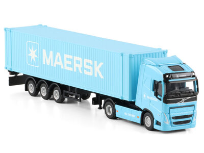 WSI WSI Volvo FH12 Globetrotter XHSL 4x2 + 3-axle container trailer + 45ft. container MAERSK / Scale 1:87