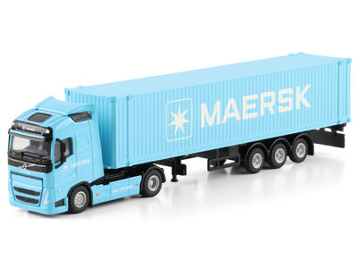 WSI WSI Volvo FH12 Globetrotter XHSL 4x2 + 3-axle container trailer + 45ft. container MAERSK / Scale 1:87